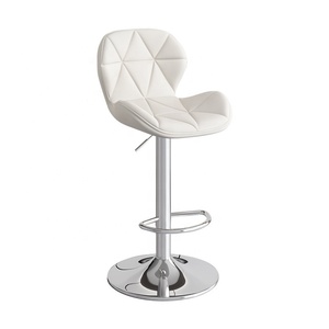 NEW Best Selling Modern <b>Leather</b> <b>Bar</b> Chair High Quality Swivel <b>Bar</b> <b>Stool</b> <b>Leather</b> Counter High Chair Kitchen <b>Bar</b> <b>Stool</b> High Chair - Product Image 6