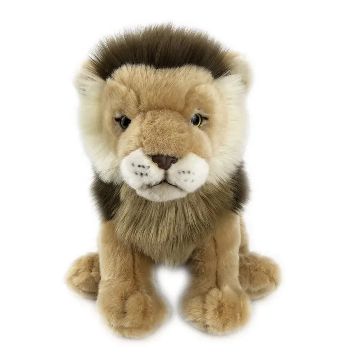 BSCI Audited Canada report New Design OEM/ODM Wholesale Lifelike Custom Animal Stuffed& Plush Toy Cute Lion for Kids lion toy