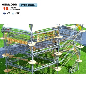<span class=keywords><strong>Parc</strong></span> de développement de guerrier en bois <span class=keywords><strong>hexagonal</strong></span> extérieur équipement de terrain de jeu d'exercice physique de grande hauteur pour enfants personnalisé - Product Image 6