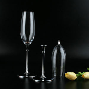 Coupe <span class=keywords><strong>De</strong></span> Verre a Vin Et <span class=keywords><strong>Champagne</strong></span> <span class=keywords><strong>Copas</strong></span> <span class=keywords><strong>De</strong></span> Vino <span class=keywords><strong>Copas</strong></span> <span class=keywords><strong>De</strong></span> champán <span class=keywords><strong>De</strong></span> cristal alto con base <span class=keywords><strong>de</strong></span> metal - Product Image 1