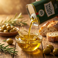 Bidon en fer blanc vide de 3L pour huile d'olive, personnalisable avec logo, conteneur métallique alimentaire pour huile de cuisson, vente en gros