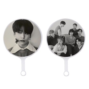 EN 6TH DESIRE UNLEASH Kpop Mini Fans, Abanicos de Mano de PVC de 10 cm, Lindos y Personalizados con Impresión a Doble Cara, Mini Abanico Redondo Kpop - Product Image 6
