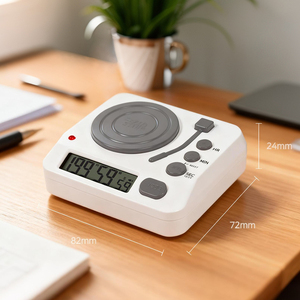 Nhà hàng thẻ tín dụng nạp tiền 60 giờ min thứ hai đa chức năng thiết bị đếm ngược Pomodoro Bếp Kỹ Thuật số hẹn giờ cho nghiên cứu - Product Image 5