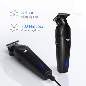 MRY 수염 트리머 면도기 제로 갭 T 블레이드 무선 트리머 남성용 LCD 디스플레이 선물이있는 Edgers Clippers 헤어 커팅 키트 - Product Image 4