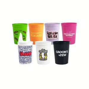 Vaso Promocional Personalizado con Logotipo, 16oz, Grado Alimenticio, PP Ecológico, Portátil, con Tapa y Pajita Reutilizables, Impresión Serigráfica para Estadios Deportivos - Product Image 1