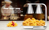 Lampe chauffante professionnelle Ownfit HT-02 pour présentoir alimentaire de frites, poulet frit et chips – Idéale pour restaurants