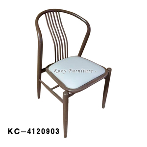 Venta al por mayor Chocolate Metal Irán Patas Comedor Muebles Moderno Restaurante Comedor Silla - Product Image 6