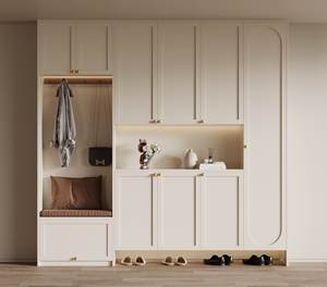 Tùy Chỉnh MDF Đồ Nội Thất Tủ Giày Hiện Đại Phong Cách Châu Âu Gấp Thiết Kế Cho Phòng Ngủ Nhà Hoặc Khách Sạn Sử Dụng Cho Phòng Khách - Product Image 6