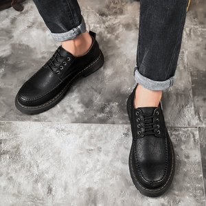 Nouvelle Chaussure Décontractée <span class=keywords><strong>Homme</strong></span> Style Britannique à Lacets, Rehaussante, Respirante, à Coupe Basse, pour Sports de Plein Air et Automne - Product Image 3