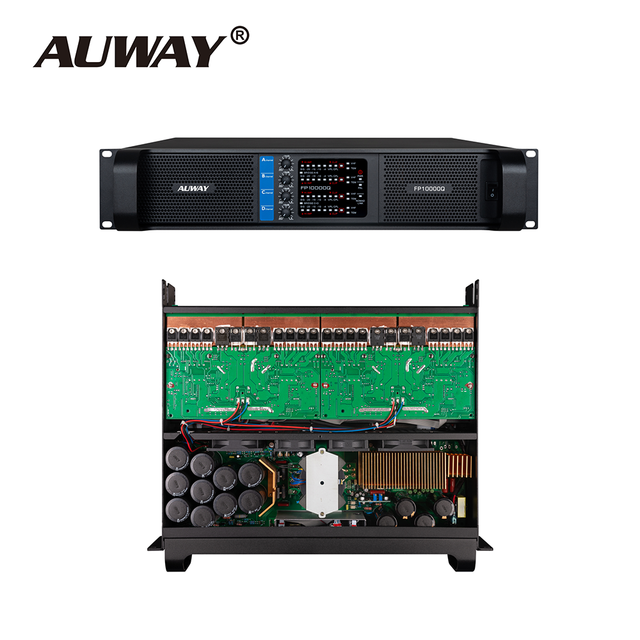 Berserk FP10000Q 1350W Class TD 2U 4-Channel Professional Power Amplifier with Metal Construction 103dB SNR >400 Damping Factor