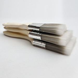 Pennello con manico in legno ad alta densità a filamento di legno <span class=keywords><strong>pennelli</strong></span> <span class=keywords><strong>per</strong></span> macchie ad angolo piatto pennello <span class=keywords><strong>per</strong></span> la pittura di <span class=keywords><strong>mobili</strong></span> recinzioni porte fai da te - Product Image 5