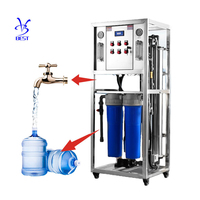 Système d'osmose inverse intelligent modèle 2026, 250 LPH, purificateur d'eau industriel automatique pour la production d'eau pure