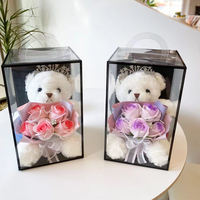 Enkele Moeders Dag Gift Set Groothandel Goedkope Mode Verschillende Soorten Pluche Teddybeer Speelgoed Gift Valentijnsdag Boeket