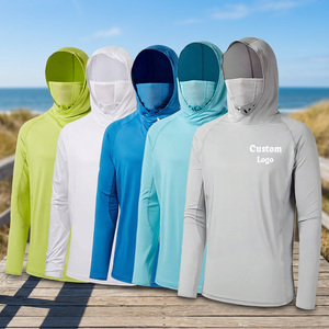 Sudadera con Capucha UPF 50 para Pesca, Protección UV, Ligera, Transpirable, Unisex, Protección Solar, Poliéster/Nailon, Secado Rápido - Product Image 3