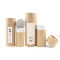 Emballage biodégradable à bas prix en carton Conteneurs de bâton de déodorant push-up Tube de papier de baume à lèvres Kraft blanc noir brun