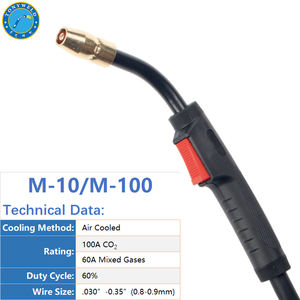Antorcha de Soldadura <span class=keywords><strong>MIG</strong></span> Refrigerada por Aire Mille Tipo M-10 M100, <span class=keywords><strong>Pistola</strong></span> de Soldar de 100 Amperios, <span class=keywords><strong>Precio</strong></span> de Fábrica, Venta al por Mayor de Productos Nuevos - Product Image 1