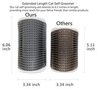 Brosse de toilettage pour chats PKY, brosse à poils pour animaux de compagnie, brosse à poils pour chats avec sangles, brosse à poils pour animaux de compagnie pour le coin du bureau