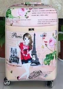 Equipaje <span class=keywords><strong>de</strong></span> cuero PU con diseño <span class=keywords><strong>de</strong></span> dibujos animados, bolsas <span class=keywords><strong>de</strong></span> viaje <span class=keywords><strong>baratas</strong></span> personalizadas, maleta con ruedas vertical, equipaje <span class=keywords><strong>de</strong></span> <span class=keywords><strong>cabina</strong></span> inteligente - Product Image 3