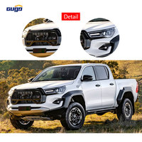 Kit carrosserie GUGO Hilux pour Toyota Hilux 2015-2024, transformation de l'ancien au nouveau style GR Sport, pare-chocs avant, calandre, capot