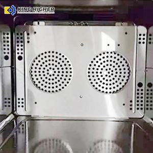 <span class=keywords><strong>Four</strong></span> à convection <span class=keywords><strong>électrique</strong></span> commercial de comptoir pour la cuisson du pain et des pizzas - Acier inoxydable, 4 plateaux - Product Image 4