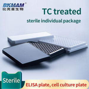 Piring budaya sel steril TC, dengan tutup dapat dilepas hitam putih <span class=keywords><strong>96</strong></span> <span class=keywords><strong>Well</strong></span> <span class=keywords><strong>Elisa</strong></span> untuk laboratorium - Product Image 6