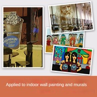 Mur imperméable de grande capacité de 500ml, peinture acrylique créative peinte à la main, Diy bricolage, offre spéciale
