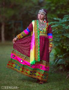 Nouvelle robe afghane tribale Kuchi faite à la main - Product Image 1
