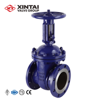 Norme GOST russe DN150 PN16 coulée en acier au carbone WCB vanne à bride manuelle
