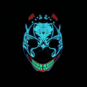 Máscaras de Fiesta con Estampado de Catrina de Halloween, Plástico Elástico, Variedad X-732-3 - Product Image 5