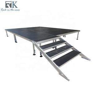Plataforma de Escenario Portátil de Aluminio Económica para Eventos al Aire Libre, 4 Patas, Escenarios Móviles para Eventos - Product Image 1
