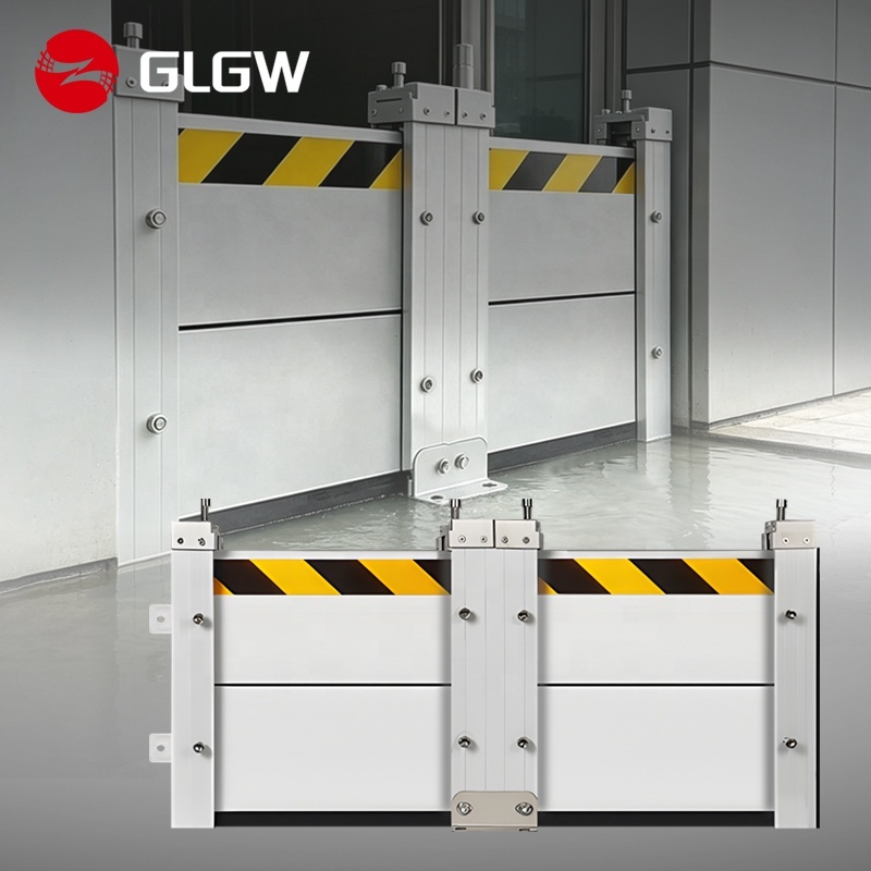 Double Seal Flood Protection System Water Gate Flood Defense Barrier Building Entrance Home Modular Aluminum Flood Barrier · image 1