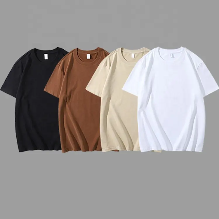 High quality men tee shirts 100 cotton camiseta hip hop mens t shirt streetwear custom logo short sleeve heavy t shirts