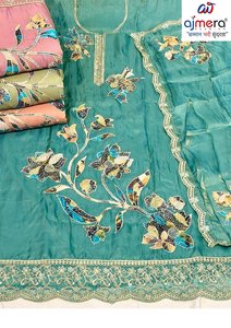 Élégante tenue de soirée pakistanaise pour femme, robe traditionnelle Salwar Kameez, dupatta tendance, extensible, infroissable, séchage rapide - Product Image 2