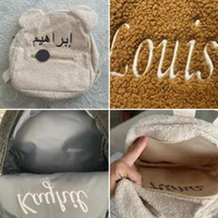 Sac à dos personnalisé pour enfant en peluche Sac à dos pour tout-petit Cadeau de maternelle Petit sac à dos décontracté Teddy Ours mignon