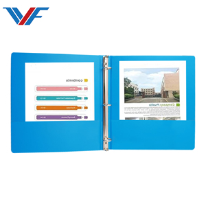 Ingrosso fabbrica di alta qualità personalizzabile <span class=keywords><strong>A4</strong></span> dimensioni in PVC colorato 3 fori raccoglitore di <span class=keywords><strong>file</strong></span> cartella - Product Image 5