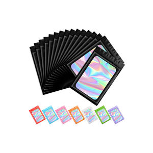 Reusable Holographic <b>Ziplock</b> Mylar <b>Bags</b> Designed For Food Coffee Snacks And Practical Everyday Packaging Applications - Product Image 3