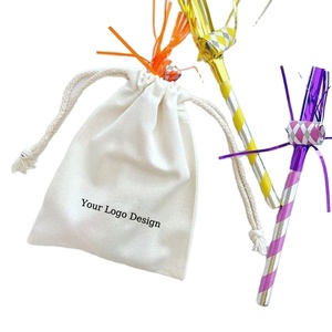 Bolsa de Regalo Profesional OEM Pequeña con Cordón, Bolsa de Algodón para Guardar Objetos con Doble Cordón - Product Image 1