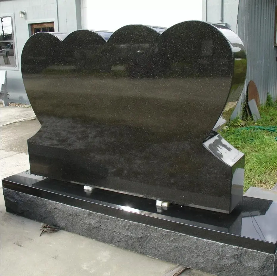 Dimensioni personalizzabili pietra per pavimentazione naturale piastrelle per pavimenti lucidate controsoffitto della cucina pietra tombale intagliata lapidi di granito nero