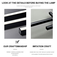 Plafonnier LED linéaire moderne en aluminium et acrylique pour salon, chambre, hôtel, éclairage décoratif intelligent pour maison connectée, luminaire de plafond élégant