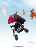 Poussette double de voyage légère de haute qualité pour les tout-petits