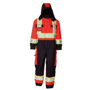 Unisex 300D Oxford Breathable <strong>Insulated</strong> Bib-Pant Work Pants Hi Vis BREATHABLE with PU Coated with Safety Features - Product Image 2