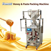 Machine d'emballage automatique Fomax pour sachets à trois soudures latérales, machine de remplissage de pâtes pour l'emballage de pâtes alimentaires, de boissons, de condiments et de cosmétiques