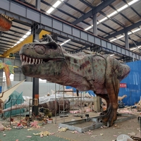 Dinosaure animatronique Allosaurus en métal haute fidélité avec mouvements réalistes pour une utilisation en intérieur/extérieur, aéroports, écoles, zoos, zones de safari