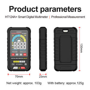 VA renkli ekran ile Huabo HT124A + akıllı dijital multimetre yeni nesil elektronik ölçüm aletleri - Product Image 3