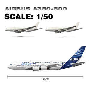 แบบจำลอง<span class=keywords><strong>เครื่องบิน</strong></span><span class=keywords><strong>แอร์</strong></span><span class=keywords><strong>บัส</strong></span> A380 สเกล 1:50 - วัสดุเรซิ่น ของตกแต่งจัดแสดงขนาดใหญ่ - Product Image 4