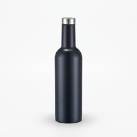 Gobelet à vin isotherme en acier inoxydable de 750 ml avec couvercle, isolation thermique de 12 à 24 heures, anti-fuite, thermos portable pour le camping