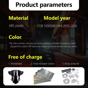 Kit Carénage de Moto pour <span class=keywords><strong>BMW</strong></span> S1000RR <span class=keywords><strong>HP4</strong></span> 2015-2016 <span class=keywords><strong>S1000</strong></span> RR B1015-105a Full ABS Injection Plastique Accessoires RZMT - Product Image 5