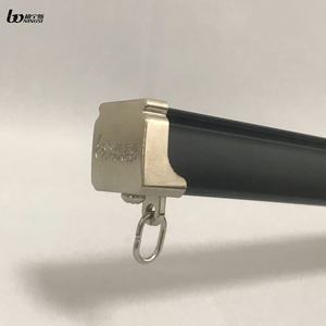 2025 nuevos diseños de riel de cortina de Metal de aleación de aluminio montado en el techo con <span class=keywords><strong>PVC</strong></span> silencioso - Product Image 2