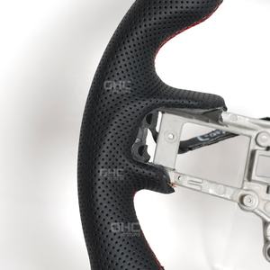 Volante de cuero deportivo personalizable para <span class=keywords><strong>Ford</strong></span> <span class=keywords><strong>Mustang</strong></span> S550 gt350r GT Shelby <span class=keywords><strong>GT500</strong></span> <span class=keywords><strong>Mustang</strong></span> volante 2020 2021 <span class=keywords><strong>2018</strong></span> + - Product Image 2