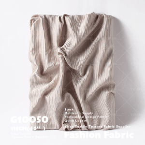 Nueva tela de textura plisada de plisado secundario agrietado compuesto de moda para bolsa, chaqueta de pintura de pared, traje de abrigo - Product Image 3